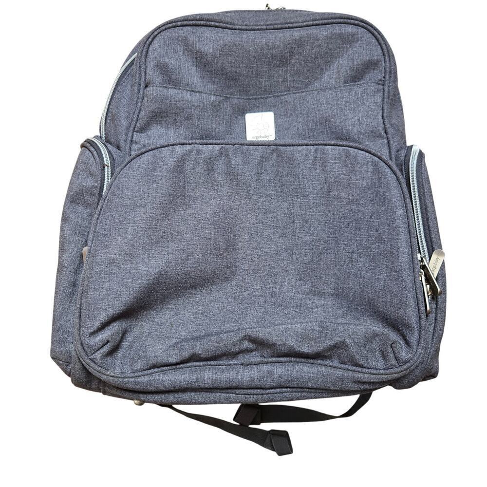 Ergobaby Anywhere I Go Diaper Bag Backpack, Grey